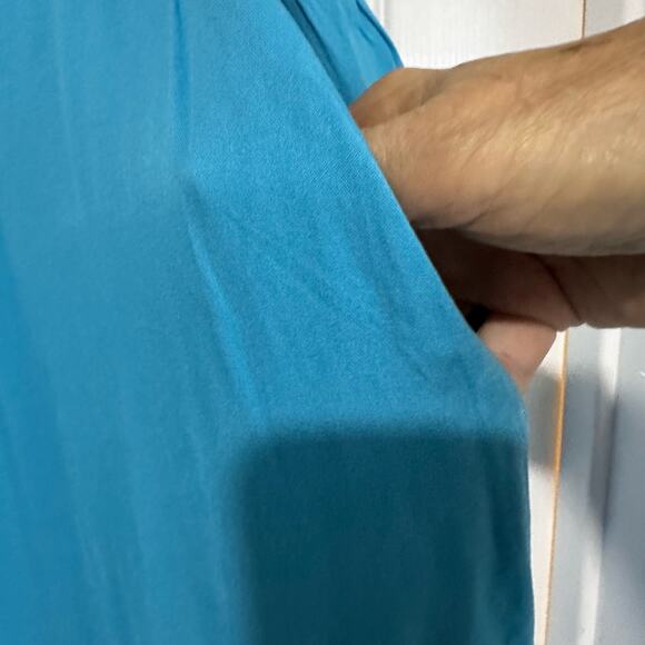 Victoriouslogan The Drop  Women's Wide Leg Pull On Pant Blue Large - Picture 12 of 16